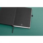 GEOMETRIC NOTEBOOK. Caderno GEOMETRIC A5 em C.sint&eacute;tico - Preto