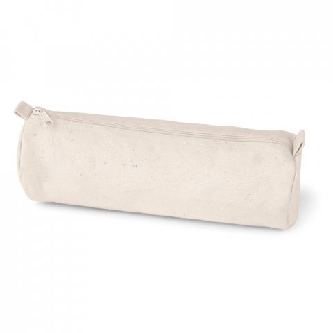 SCHOOLI. Estojo para l&aacute;pis em 100% algod&atilde;o canvas (290 g/m&sup2;) - Natural claro