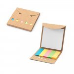 AINSLEY. Conjunto para escrit&oacute;rio, em papel 100% reciclado, com 6 blocos adesivados