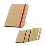 FLAUBERT. Caderno de bolso de capa dura em cart&atilde;o 100% reciclado, com p&aacute;ginas lisas recicladas