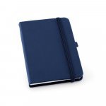GRIMM. Caderno A6 de capa dura em c.sint&eacute;tico com p&aacute;ginas pautadas - Azul
