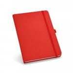ATWOOD B6. Caderno B6 de capa dura em c.sint&eacute;tico com p&aacute;ginas lisas - Vermelho