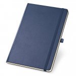 CHAMBERI A6. Caderno A6 de capa dura com p&aacute;ginas lisas - Azul