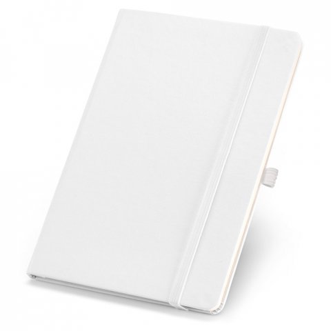 CHAMBERI B6. Caderno B6 de capa dura com p&aacute;ginas lisas - Branco
