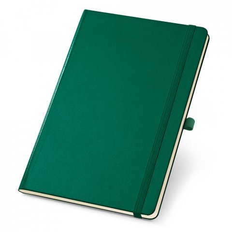 CHAMBERI B6. Caderno B6 de capa dura com p&aacute;ginas lisas - Verde