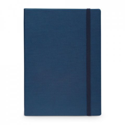BERGSON. Caderno capa dura em cart&atilde;o e em PU t&eacute;rmico - Azul