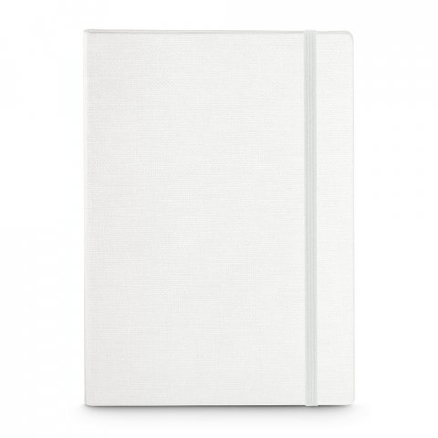 BERGSON. Caderno capa dura em cart&atilde;o e em PU t&eacute;rmico - Branco