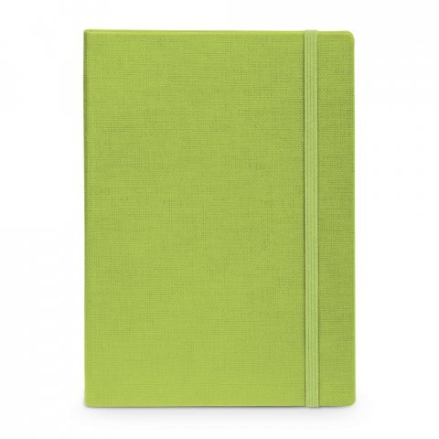 BERGSON. Caderno capa dura em cart&atilde;o e em PU t&eacute;rmico - Verde claro