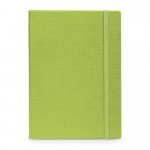 BERGSON. Caderno capa dura em cart&atilde;o e em PU t&eacute;rmico - Verde claro