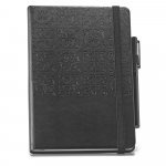 TILES NOTEBOOK. Caderno TILES A5 em C.sint&eacute;tico - Preto