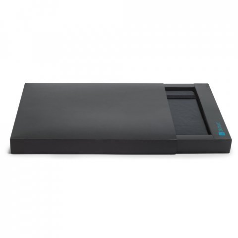 TILES NOTEBOOK. Caderno TILES A5 em C.sint&eacute;tico - Preto