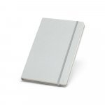 PORTMAN. Caderno capa dura - Cromado satinado