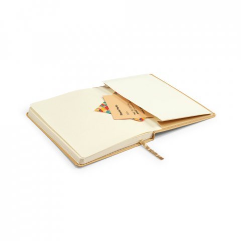 PORTMAN. Caderno capa dura - Dourado satinado