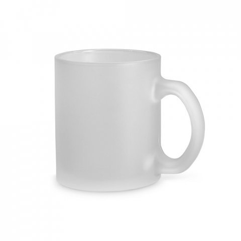 KENNY II. Caneca em vidro com efeito fosco (340 mL)