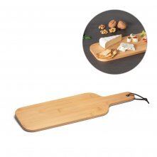 SESAME. T&aacute;bua em bambu ideal para servir aperitivos com fitas para pedurar