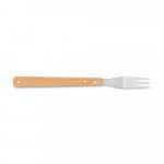 BOTTURA. Kit churrasco em estojo de bambu com 6 pe&ccedil;as em a&ccedil;o inox e bambu - Natural