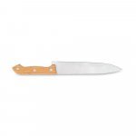 BOTTURA. Kit churrasco em estojo de bambu com 6 pe&ccedil;as em a&ccedil;o inox e bambu - Natural