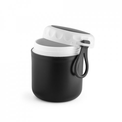 SAMOURA. Recipiente t&eacute;rmico em PP 380 mL - Preto