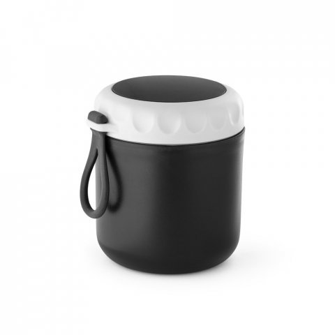 SAMOURA. Recipiente t&eacute;rmico em PP 380 mL - Preto