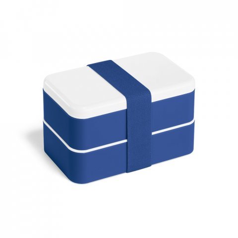 BOCUSE. Marmita em PP e PS com 2 compartimentos (680 mL cada) - Azul