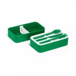 BOCUSE. Marmita em PP e PS com 2 compartimentos (680 mL cada) - Verde