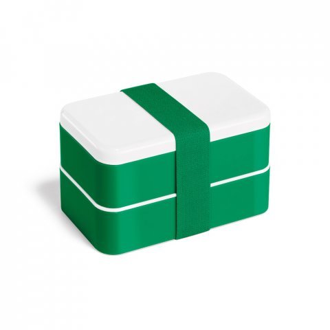 BOCUSE. Marmita em PP e PS com 2 compartimentos (680 mL cada) - Verde
