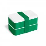 BOCUSE. Marmita em PP e PS com 2 compartimentos (680 mL cada) - Verde