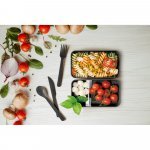 BOCUSE. Marmita em PP e PS com 2 compartimentos (680 mL cada)