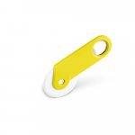 TOKEV. Cortador de pizza com abridor de garrafa - Amarelo
