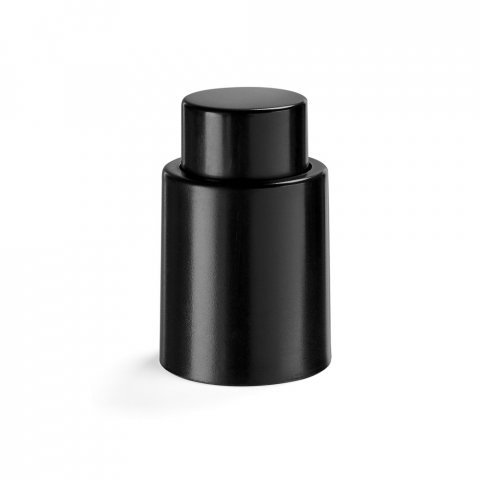 VERMENTINO. Rolha de v&aacute;cuo para garrafa em ABS - Preto