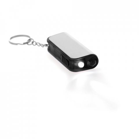 GOBO. Chaveiro com lanterna LED e ferramenta - Preto