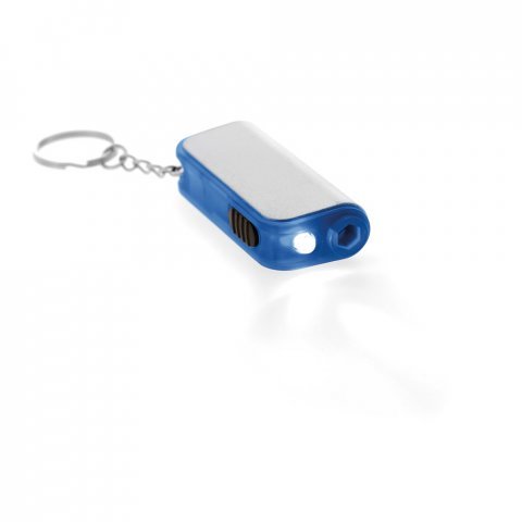 GOBO. Chaveiro com lanterna LED e ferramenta - Azul