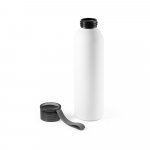 RIO. Squeeze em alum&iacute;nio com tira em silicone (660 mL) - Branco