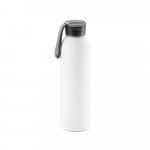 RIO. Squeeze em alum&iacute;nio com tira em silicone (660 mL) - Branco