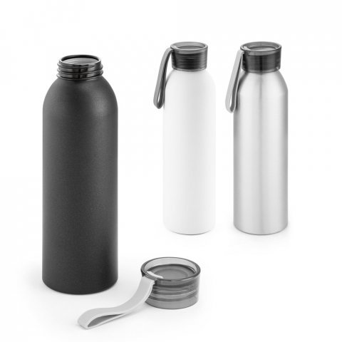 RIO. Squeeze em alum&iacute;nio com tira em silicone (660 mL)