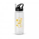 JAY. Squeeze em AS com tampa em PP 610 mL - Preto