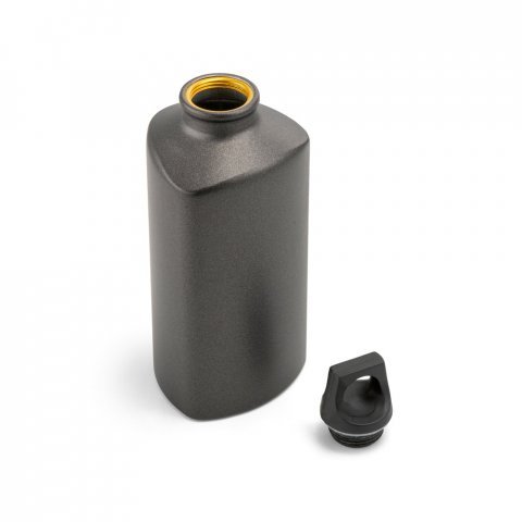 SLATER. Squeeze em alum&iacute;nio com formato triangular (570 mL) - Chumbo