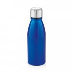 BEANE. Squeeze em alum&iacute;nio com tampa em a&ccedil;o inox (500 mL) - Azul royal