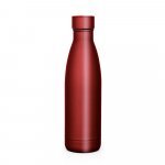BUFFON. Garrafa em a&ccedil;o inox de parede dupla t&eacute;rmica, isolada a v&aacute;cuo (500 mL) - Vermelho