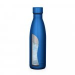 BUFFON. Garrafa em a&ccedil;o inox de parede dupla t&eacute;rmica, isolada a v&aacute;cuo (500 mL) - Azul royal