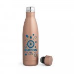 BUFFON. Garrafa em a&ccedil;o inox de parede dupla t&eacute;rmica, isolada a v&aacute;cuo (500 mL) - Champanhe