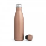 BUFFON. Garrafa em a&ccedil;o inox de parede dupla t&eacute;rmica, isolada a v&aacute;cuo (500 mL) - Champanhe