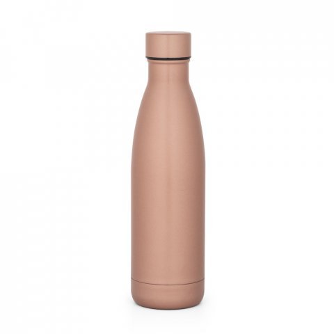 BUFFON. Garrafa em a&ccedil;o inox de parede dupla t&eacute;rmica, isolada a v&aacute;cuo (500 mL) - Champanhe