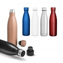 BUFFON. Garrafa em a&ccedil;o inox de parede dupla t&eacute;rmica, isolada a v&aacute;cuo (500 mL)