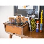 SPICE 380. Frasco em vidro borosilicato com tampa de corti&ccedil;a 380 mL