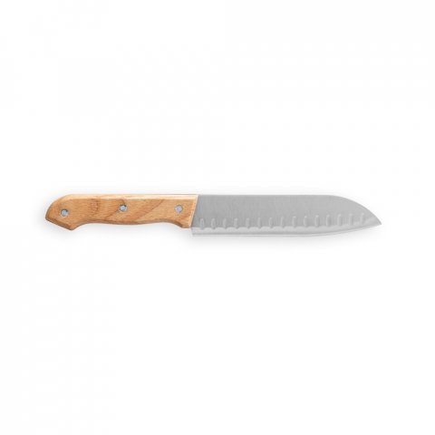 TERIYAKI. Kit churrasco em estojo de PU e 210D com t&aacute;bua em bambu e 7 utens&iacute;lios em a&ccedil;o inox e madeira de Seringueira - Preto