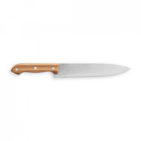 KOERPER. Kit churrasco em caixa bambu com 4 utens&iacute;lios em a&ccedil;o inox e bambu - Natural