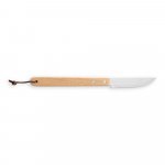 CHAMP. Kit churrasco com 3 utens&iacute;lios em a&ccedil;o inox e madeira de Seringueira e luva - Preto