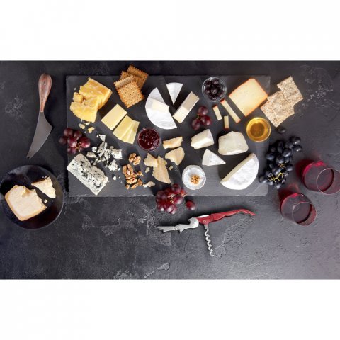 MALBEC. Saca-rolhas em metal com abridor de garrafas e canivete de sommelier
