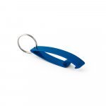 CLANE. Chaveiro em alum&iacute;nio com abridor de garrafas - Azul royal